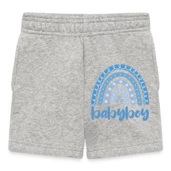 Baby Boy - Baby Shorts - heather grey - Front