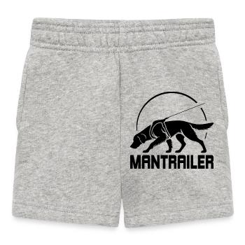 Golden Retriever MANTRAILER Search Dogs Dog - Baby Shorts - heather grey - Front