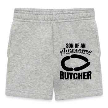 Schlachter Junge - Baby Shorts - Grau meliert - Vorne