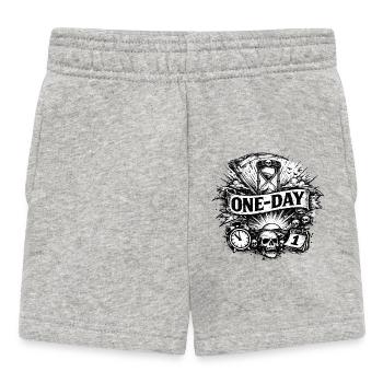Ein Tag  - Baby Shorts - Grau meliert - Vorne