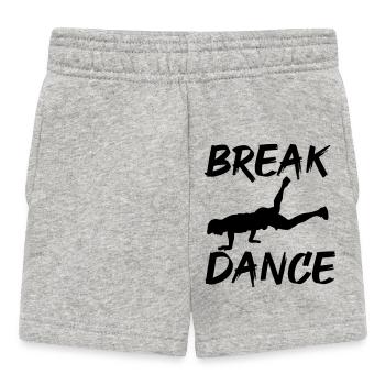 Breakdance - Pantalones cortos para bebé - gris jaspeado - delante