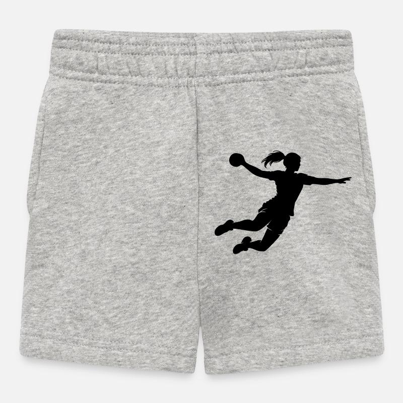Handball - Short Bébé - gris chiné