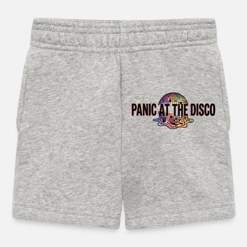 panic-at-the-disco - Baby Shorts - Grau meliert
