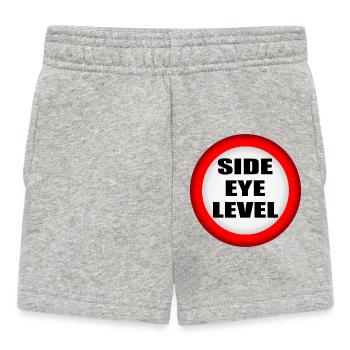 Side Eye Level - Baby Shorts - heather grey - Front