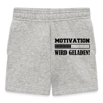La motivation se met en marche - Short Bébé - gris chiné - Devant