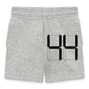 NUMÉRO 44 Quarante-quatre Cadeaux Numériques - Short Bébé - gris chiné - Devant