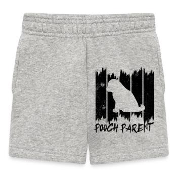 Pooch Parent - Baby Shorts - heather grey - Front