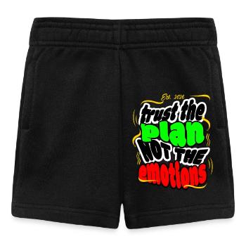 Trust The Plan Not The Emotions - Baby Shorts - black - Front