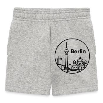Berlin - Short Bébé - gris chiné - Devant
