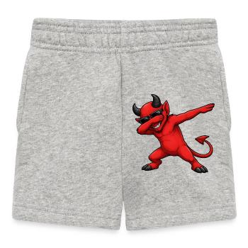 Diable Dab - Short Bébé - gris chiné - Devant