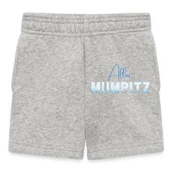 Alles Mumpitz - Wortschätze - vergessene Wörter - Baby Shorts - Grau meliert - Vorne