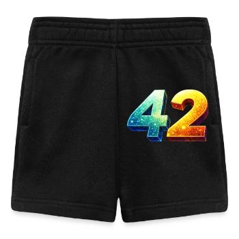 42 Cosmic Number – Design de nerds et science-fiction - Short Bébé - noir - Devant