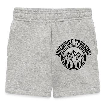 Aventure de randonnée - Short Bébé - gris chiné - Devant