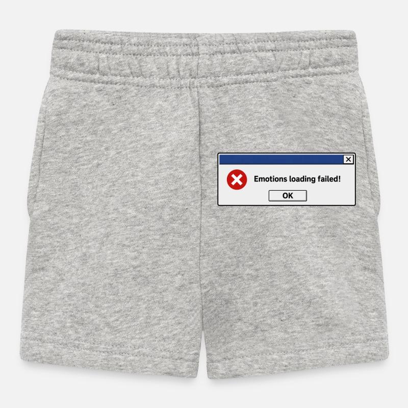 Le chargement des émotions a échoué - Short Bébé - gris chiné