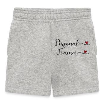 Personal Trainer - Baby Shorts - heather grey - Front