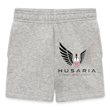 Husaria Digital Wings – Modern Security & Strategy - Baby Shorts - heather grey - Front