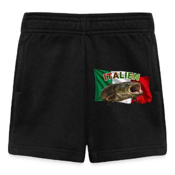 Wels Angeln Italien - Po Monster - Baby Shorts - Schwarz - Vorne