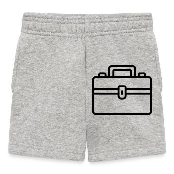 boîte à outils - Short Bébé - gris chiné - Devant