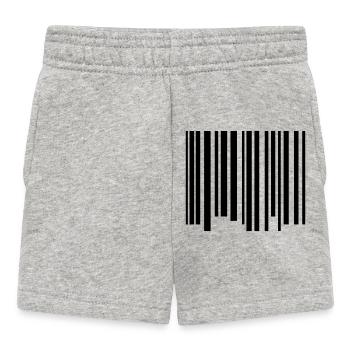 code barres - Short Bébé - gris chiné - Devant