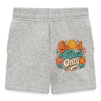 Le seul Retro Floral de Good Vibe - Short Bébé - gris chiné - Devant