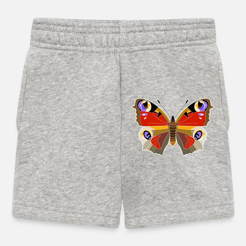 paon - Short Bébé - gris chiné