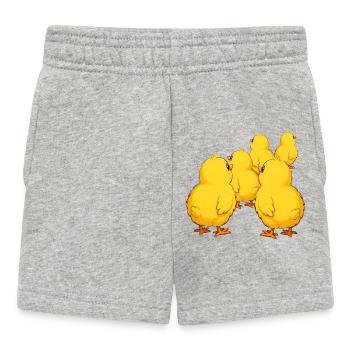 chick - Baby Shorts - heather grey - Front