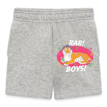 Tiger Lounge RAR BOYS ! - Short Bébé - gris chiné - Devant