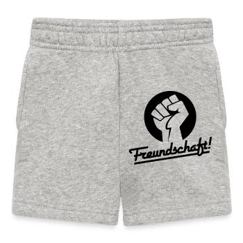 Friendship v.1 (color changeable) - Baby Shorts - heather grey - Front