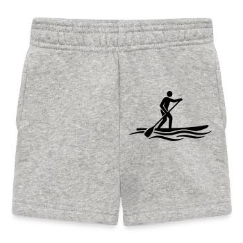 Stand Up Paddle SUP Board Sports Nautiques Lac - Short Bébé - gris chiné - Devant