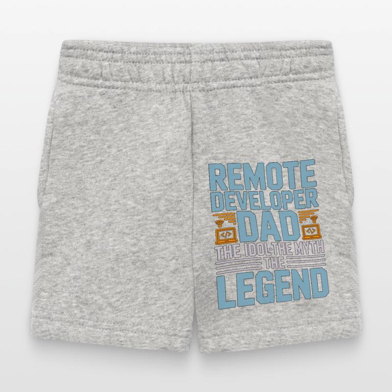 Remote Developer Dad The Idol The Web Developer Baby Shorts