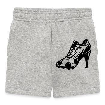 Women's Football Football Boots - Baby Shorts - heather grey - Front