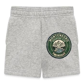 Montenegro Reise Balkan Adriaküste Berge - Baby Shorts - Grau meliert - Vorne