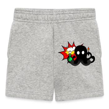 Explosion scientifique - Short Bébé - gris chiné - Devant