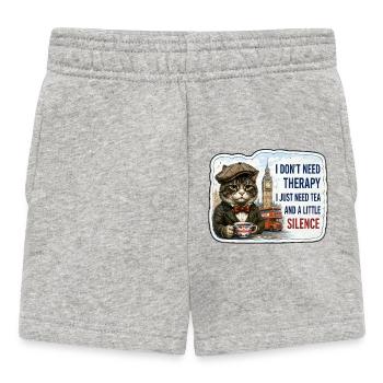 Tea and Silence - Baby Shorts - Grau meliert - Vorne