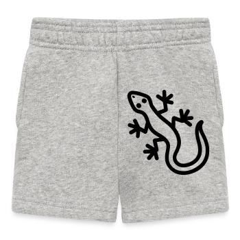 lizard - Baby Shorts - heather grey - Front