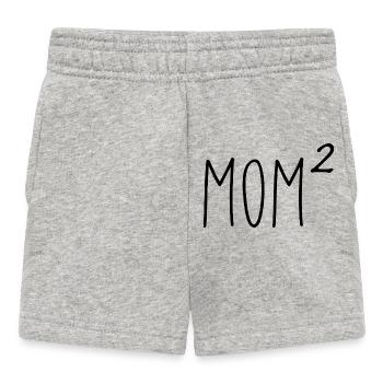 Le monde de maman - Short Bébé - gris chiné - Devant