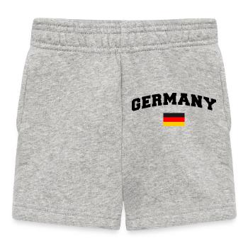 Germany Flag - Baby Shorts - heather grey - Front