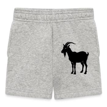 chèvre - Short Bébé - gris chiné - Devant