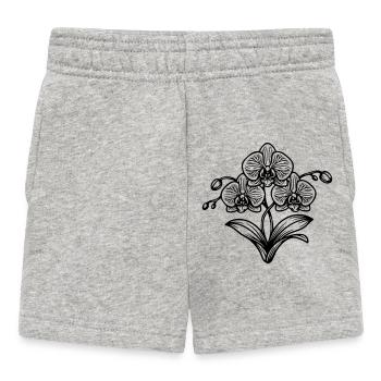 Orchid - Baby Shorts - heather grey - Front