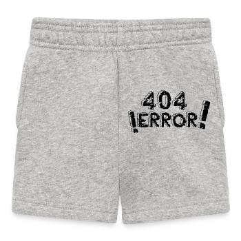 Error 404 - Baby Shorts - heather grey - Front