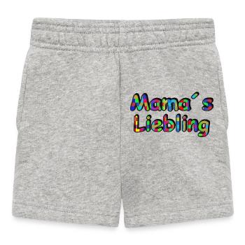 Le préféré de maman - Un design mignon pour bébés et enfants - Short Bébé - gris chiné - Devant