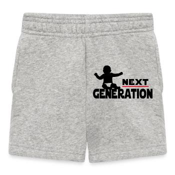 Next Generation Next Generation Baby Sayings - Baby Shorts - heather grey - Front