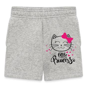 Little Princess Little Princess Baby Sayings - Baby Shorts - heather grey - Front