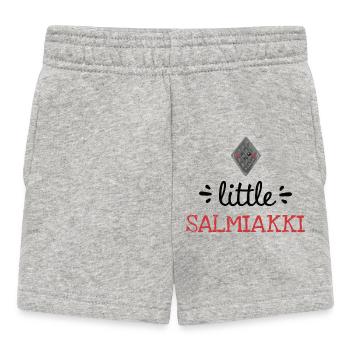 Little Salmiakki – Cute Baby Clothes - Baby Shorts - heather grey - Front