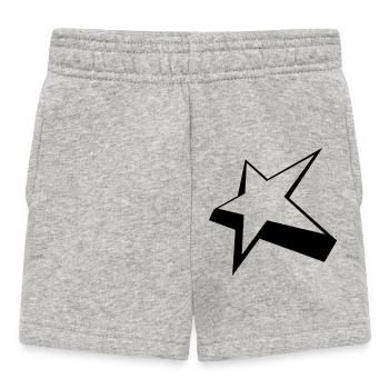 Star - Short Bébé - gris chiné - Devant