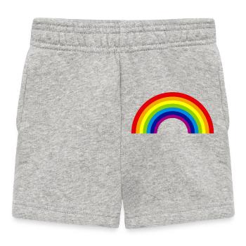 regenbogen - Baby Shorts - Grau meliert - Vorne