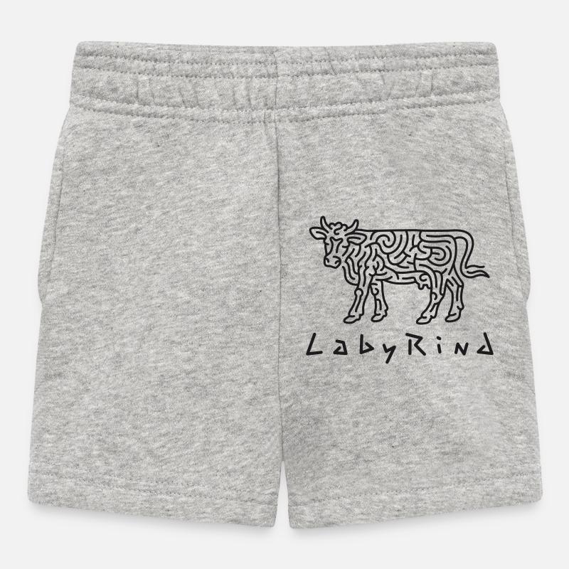 LabyRind - Baby Shorts - Grau meliert