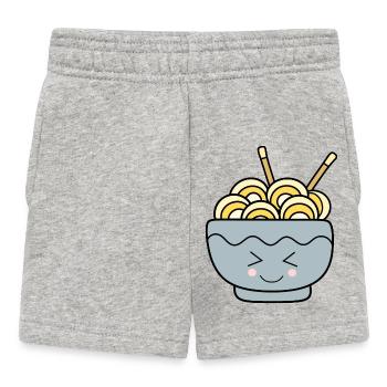 Nouilles Ramen Cuisine japonaise - Short Bébé - gris chiné - Devant