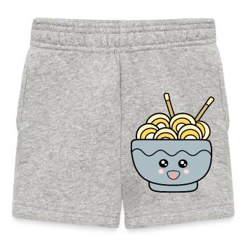 Nouilles Ramen Cuisine japonaise - Short Bébé - gris chiné - Devant