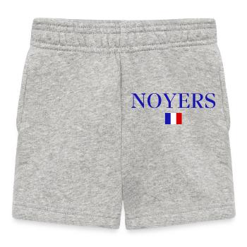 NOYERS-French Flag Design - Baby Shorts - heather grey - Front